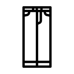 denim pants man line icon vector. denim pants man sign. isolated contour symbol black illustration