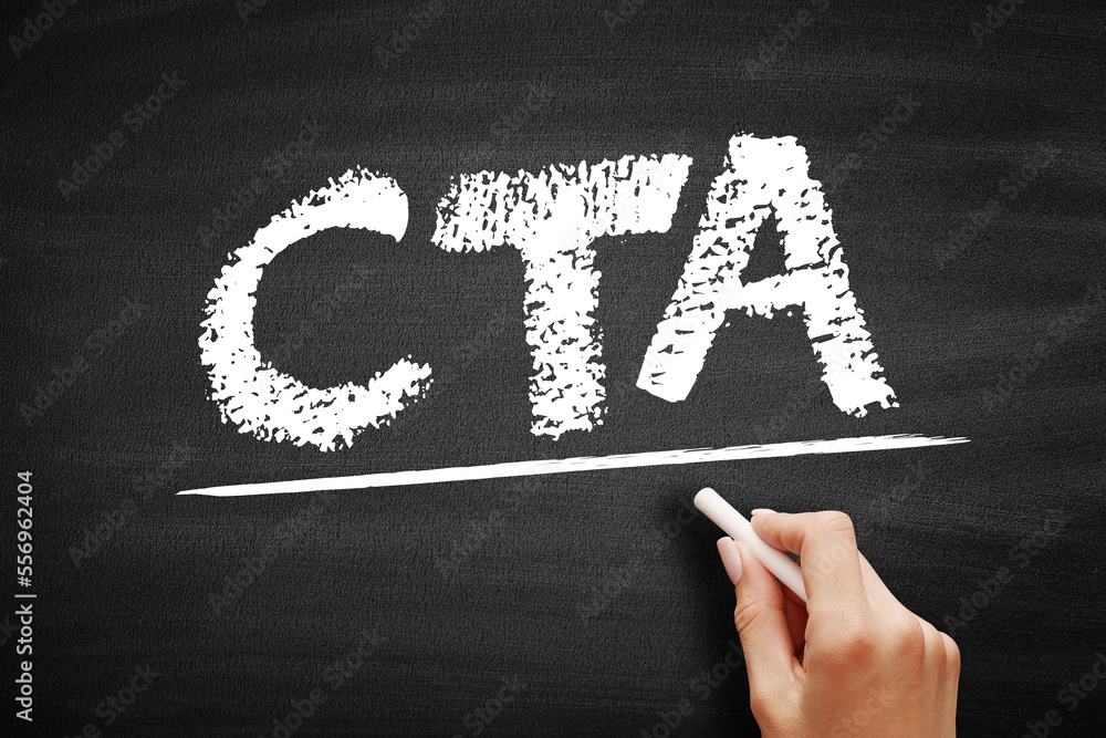 Poster cta call to action - marketing term for any design to prompt an immediate response or encourage an s