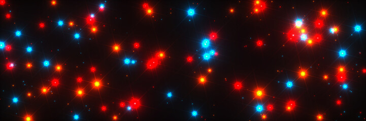 Fototapeta na wymiar a star field in space (3d rendering)