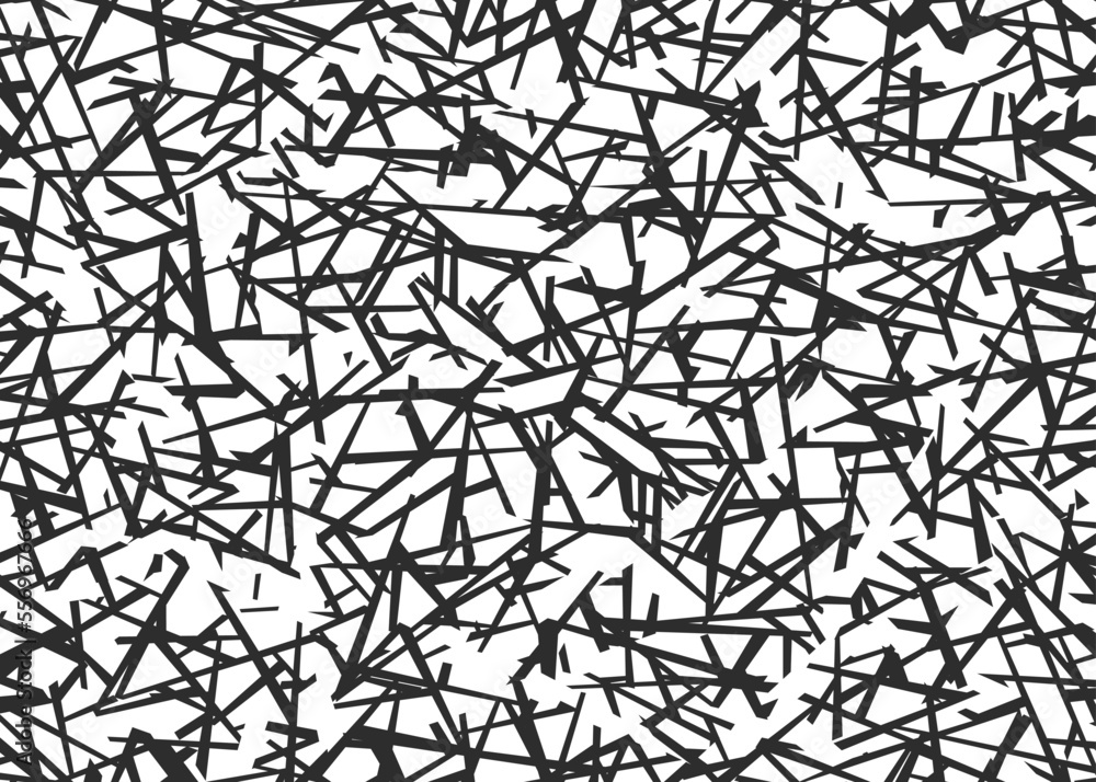 Poster abstract background with seamless rough lines pattern