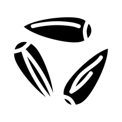 rye grain food glyph icon vector. rye grain food sign. isolated symbol illustration