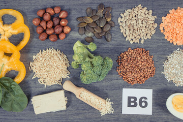 Nutritious food containing natural vitamin B6 and minerals. Healthy eating