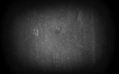 Old wall texture cement dark black gray background abstract grey color design are light with white gradient background.