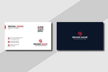 Business card design template, Clean professional, visiting card, Creative and modern business card template. Business card Design Creative and Clean Business Card Template. Ready For Print