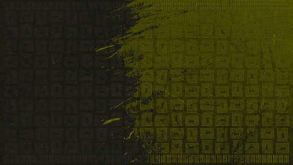 cracked background and wallpaper with dirty black and gold