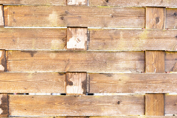 old wooden wall