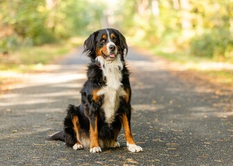 bernese mountain dog - 556973864