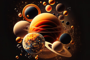 solar system. Generative AI