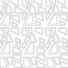 Pattern Trapezoid Outline 2D Illustration