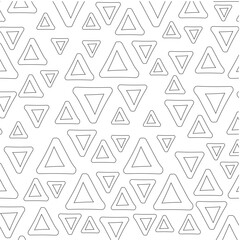 Pattern Triangle Outline 2D Illustration