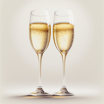 Two Glasses of Champagne