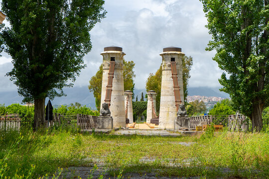 Italy, Lazio, Minturno, Bourbon bridge
