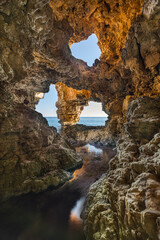 Jaskinia Alicante Krajobraz Widok Tajemnica - obrazy, fototapety, plakaty