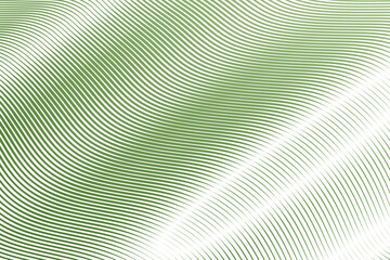 Abstract luxurious pale green striped background. Vector oblique wavy texture of lines. The perfect style for your business design