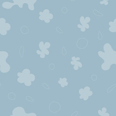 sample pattern with abstract elements and cloud