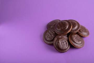 photo of many chocolate covered cookies