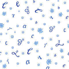 Seamless background with letters