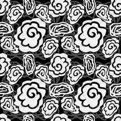 Seamless Pattern for beachwear, streetwear, urban apparel, and trendy teen clothes with vector format is easy to use and modify.