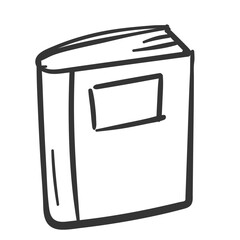 School Book Back to School doodles hand drawn with thin line