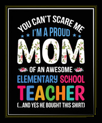 Elementary school teacher t-shirt, 100th days celebrate t-shirt design.