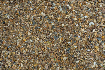 Background of a lot of gravel. Shot from above.
