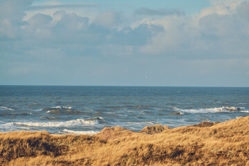 Coastline at the danish west coast. High quality photo