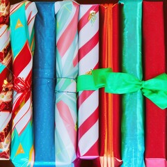 colorful gift boxes for new year's gift