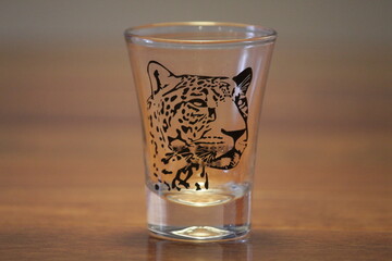 Shot glass from Pantanal - souvenir with a ounce