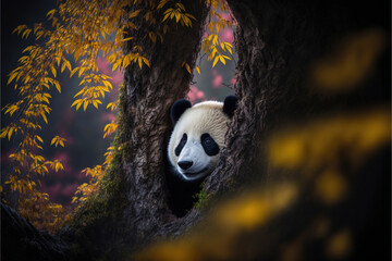 Pandan, Digital national geographic realistic illustration with stunning scene