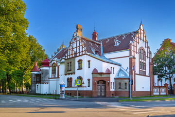 Historical house in Parnu, Estonia