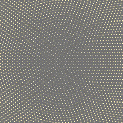 Geometric modern vector pattern. Gray and golden ornament with dotted elements. Geometric abstract pattern