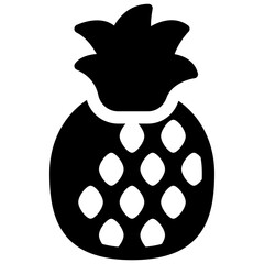pineapple solid icon