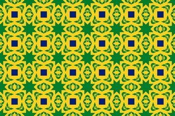 Geometric pattern in the colors of the national flag of Saint Vincent and the Grenadines. The colors of Saint Vincent and the Grenadines.