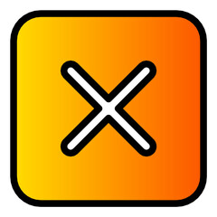 Obraz premium clear gradient icon