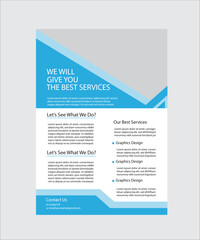 Obraz premium Modern and creative flyer design