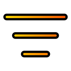 Obraz premium list gradient icon