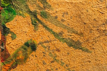 Chipboard basis for artwork. The material allows you to apply oil and acrylic paints on the surface. Abstract texture