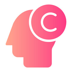 conceptual gradient icon