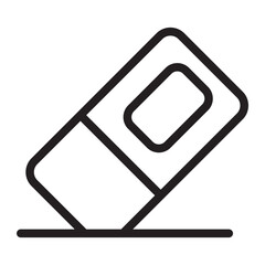 eraser line icon