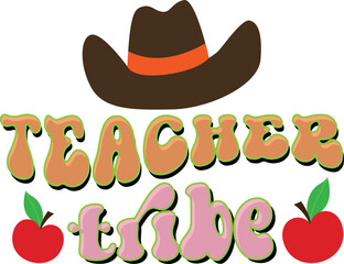 Retro Teacher Svg Design