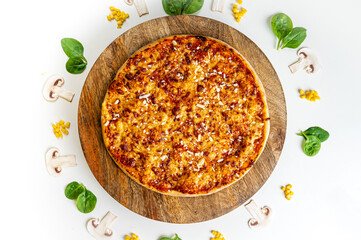 Pizza, spring pizza, menu pizza, advertisment pizza