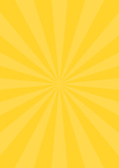 黄色い集中線/放射線の背景 - セール･当たり･ランキングのイメージ素材