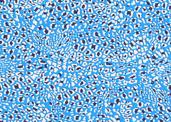 Full seamless leopard cheetah texture animal skin pattern. Textile fabric print. Suitable for fashion use. Vector illustration.