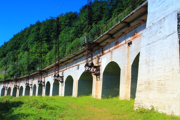 Fototapeta na wymiar aqueduct country