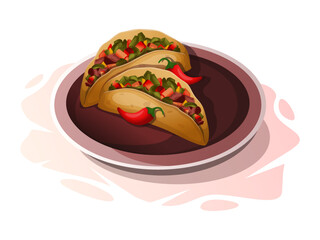 Latin American dish - tako