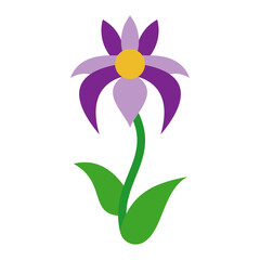 Naklejka premium Flower