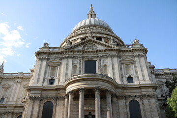 Fototapeta na wymiar Dome of Saint Paul´s Cathedral in London, England Great Britain