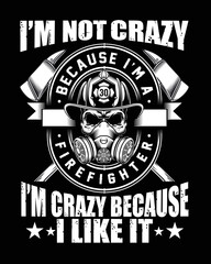 Firefighter T-Shirt Design 