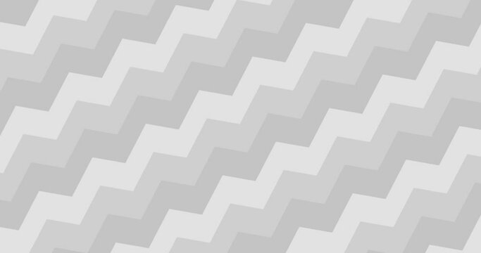 white gradient diagonal zigzag line shape pattern background animation