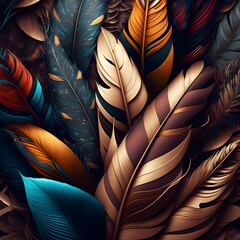feathers background